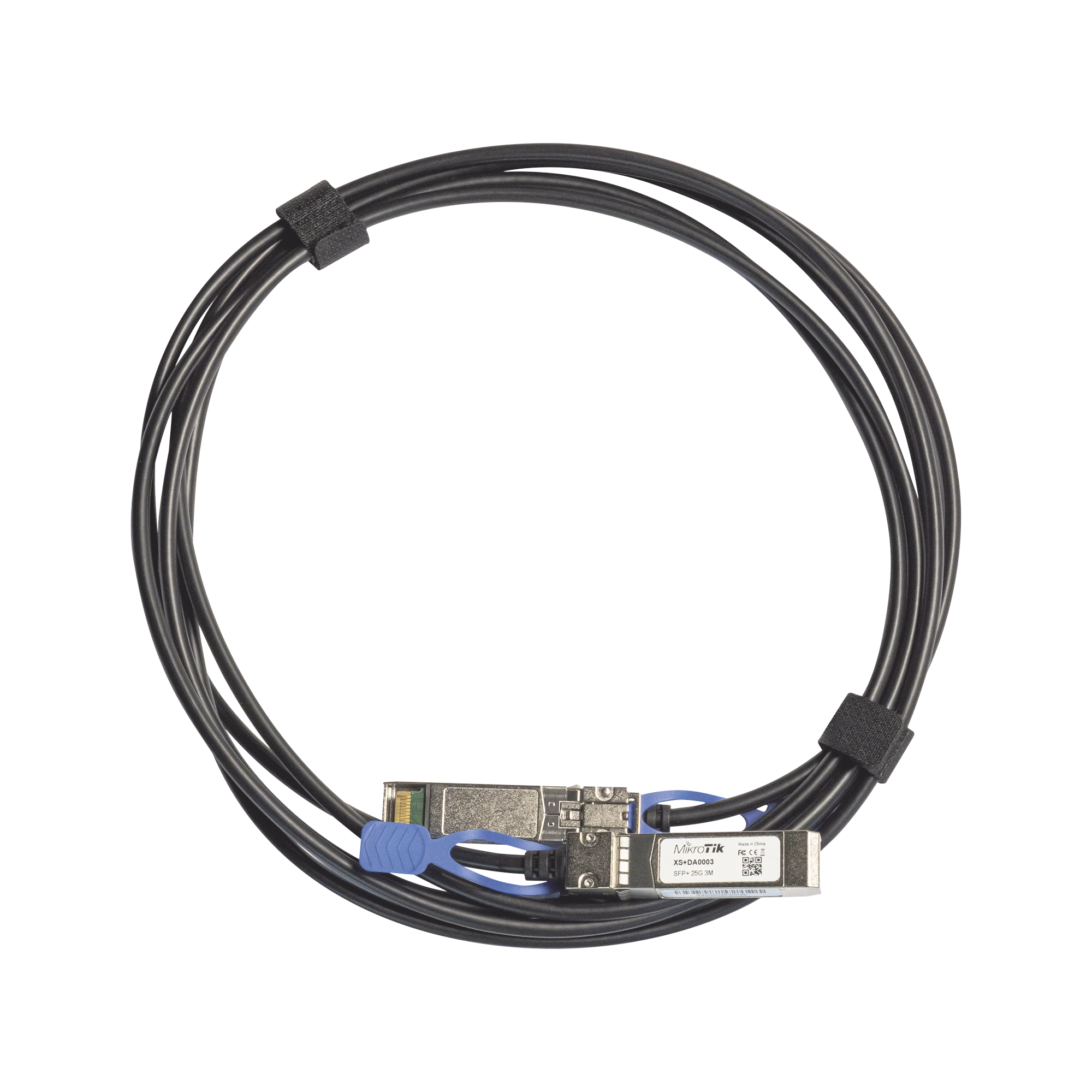 (XS+DA0003) CABLE DE CONEXIÓN DIRECTA 3 METROS SFP/SFP+/SFP28 1G/10G/25G-Networking-MIKROTIK-Bsai Seguridad & Controles