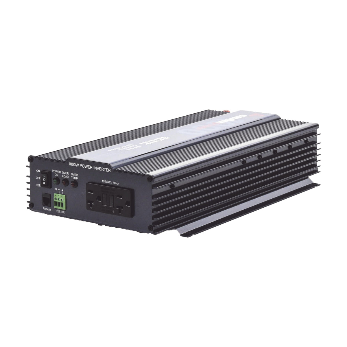 (TRABAJO 24/7) INVERSOR DE CORRIENTE PURA 1000 W / 12 VCC / SALIDA 120VCA / HEAVY DUTY [PST-1000F-12]