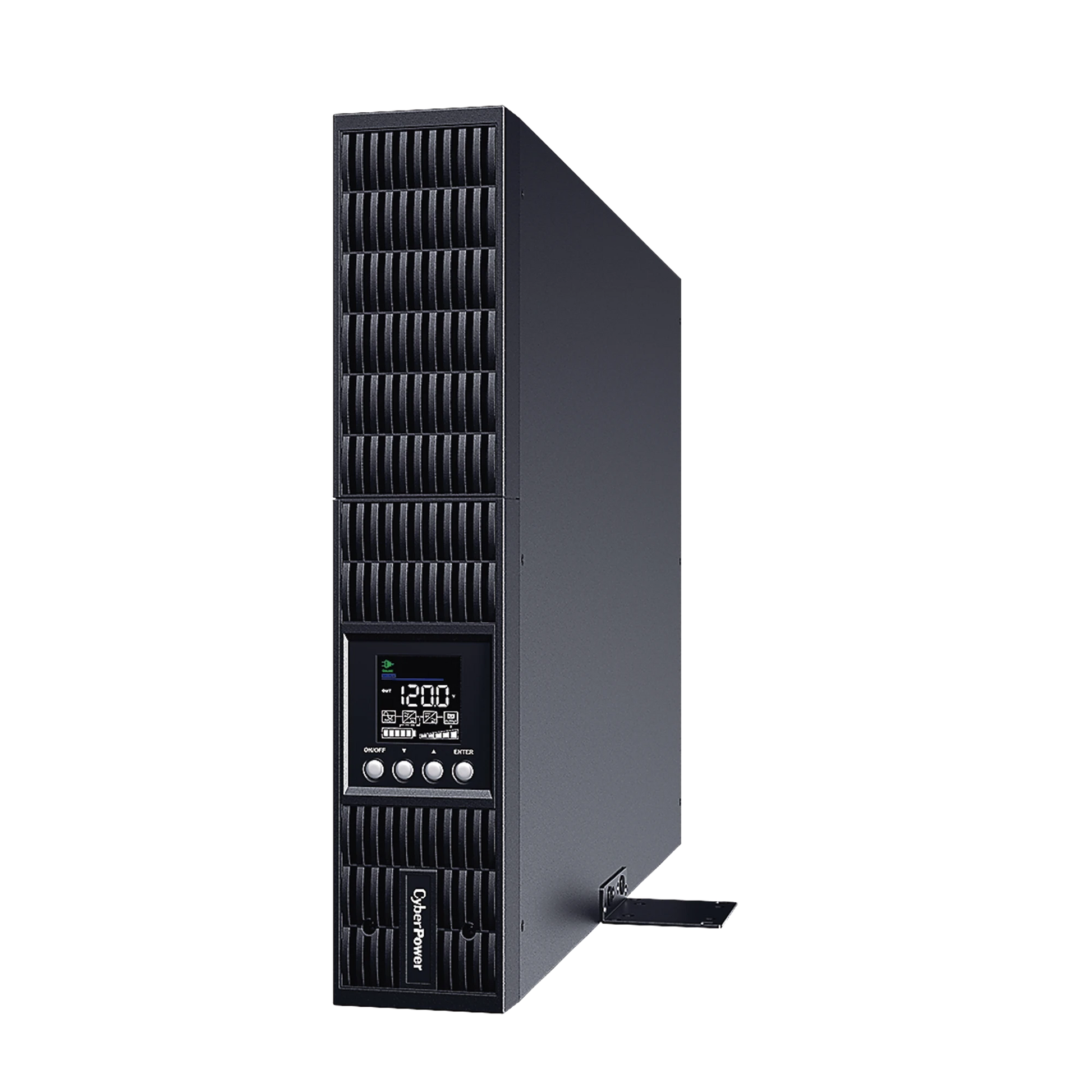 UPS SMART APP ONLINE S DE 3000 VA/2700 W, ONLINE DOBLE CONVERSIÓN, ENTRADA 120 VCA NEMA 5-20P, ONDA SENOIDAL PURA, RACK O TORRE DE 2 UR, CON 6 TOMAS NEMA 5-20R-Energía-CYBERPOWER-Bsai Seguridad & Controles