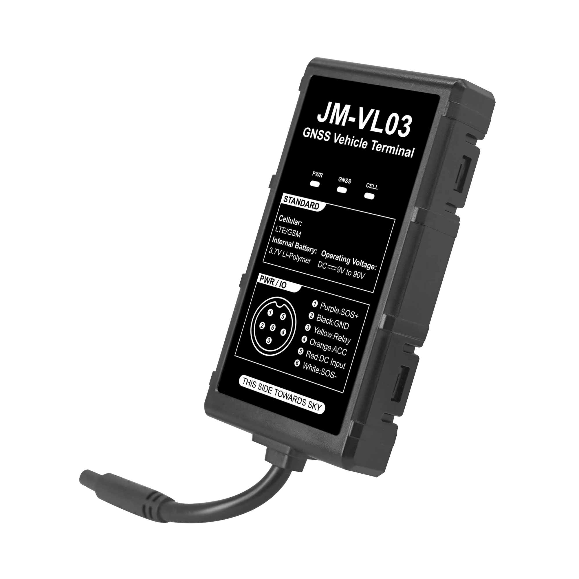 LOCALIZADOR VEHICULAR 4G/2G + RELEVADOR + 1 LICENCIA ANUAL TRACKSOLIDPRO GRATIS-Luces Auxiliares-JIMIIOT-Bsai Seguridad & Controles