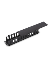 SAXXON J6069 - ORGANIZADOR DE CABLE HORIZONTAL PARA RACK / UN LADO / PLASTICO / 2U-Organizadores-SAXXON-Bsai Seguridad & Controles