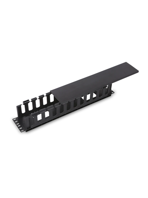 SAXXON J6069 - ORGANIZADOR DE CABLE HORIZONTAL PARA RACK / UN LADO / PLASTICO / 2U-Organizadores-SAXXON-TCE440038-Bsai Seguridad & Controles