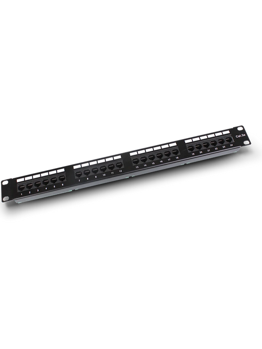 SAXXON P19724N5 - PATCH PANEL 24 PUERTOS / CAT 5E / 19 PULGADAS / MONTAJE EN RACK / 2U-Patch Panel-SAXXON-TCE441025-Bsai Seguridad & Controles