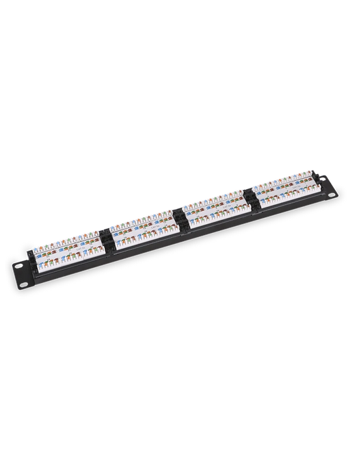 SAXXON P19748N5 - PATCH PANEL 48 PUERTOS / CAT 5E / 19 PULGADAS / MONTAJE EN RACK / 2U-Patch Panel-SAXXON-TCE441026-Bsai Seguridad & Controles