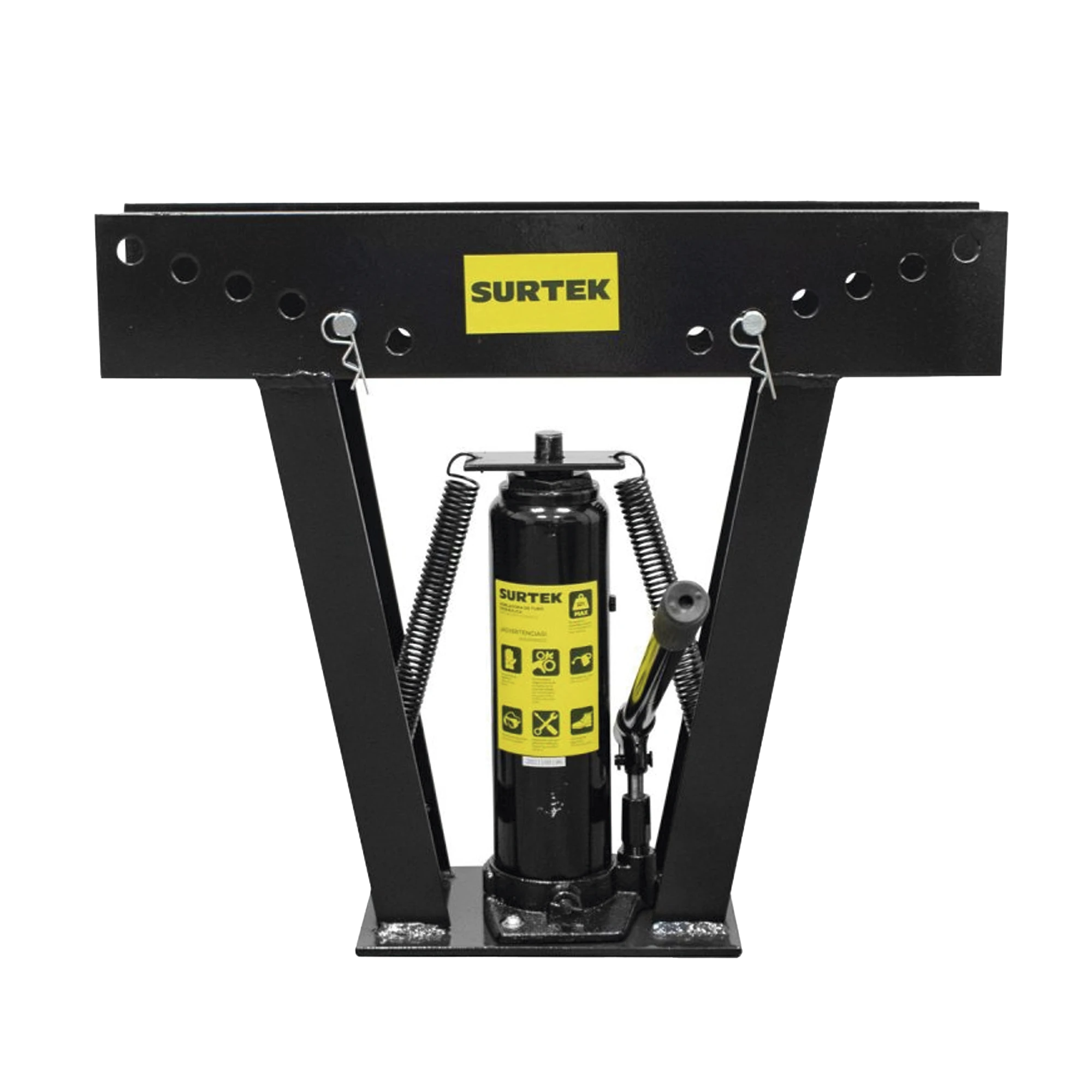 DOBLADOR DE TUBO HIDRÁULICO DE 1/2" A 2" INCLUYE DADOS CON MEDIDAS, CAPACIDAD 12 TONELADAS.-Ferreteria-SURTEK-Bsai Seguridad & Controles