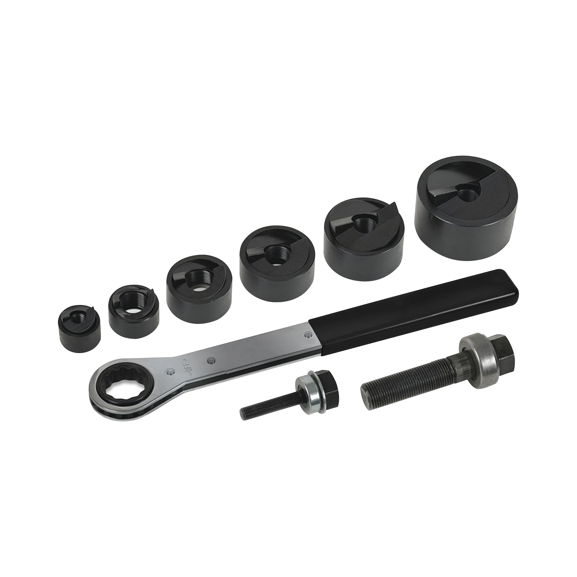 JUEGO DE 6 SACABOCADOS DE 1/2" A 2". CON ESTUCHE-Ferreteria-KLEIN TOOLS-Bsai Seguridad & Controles