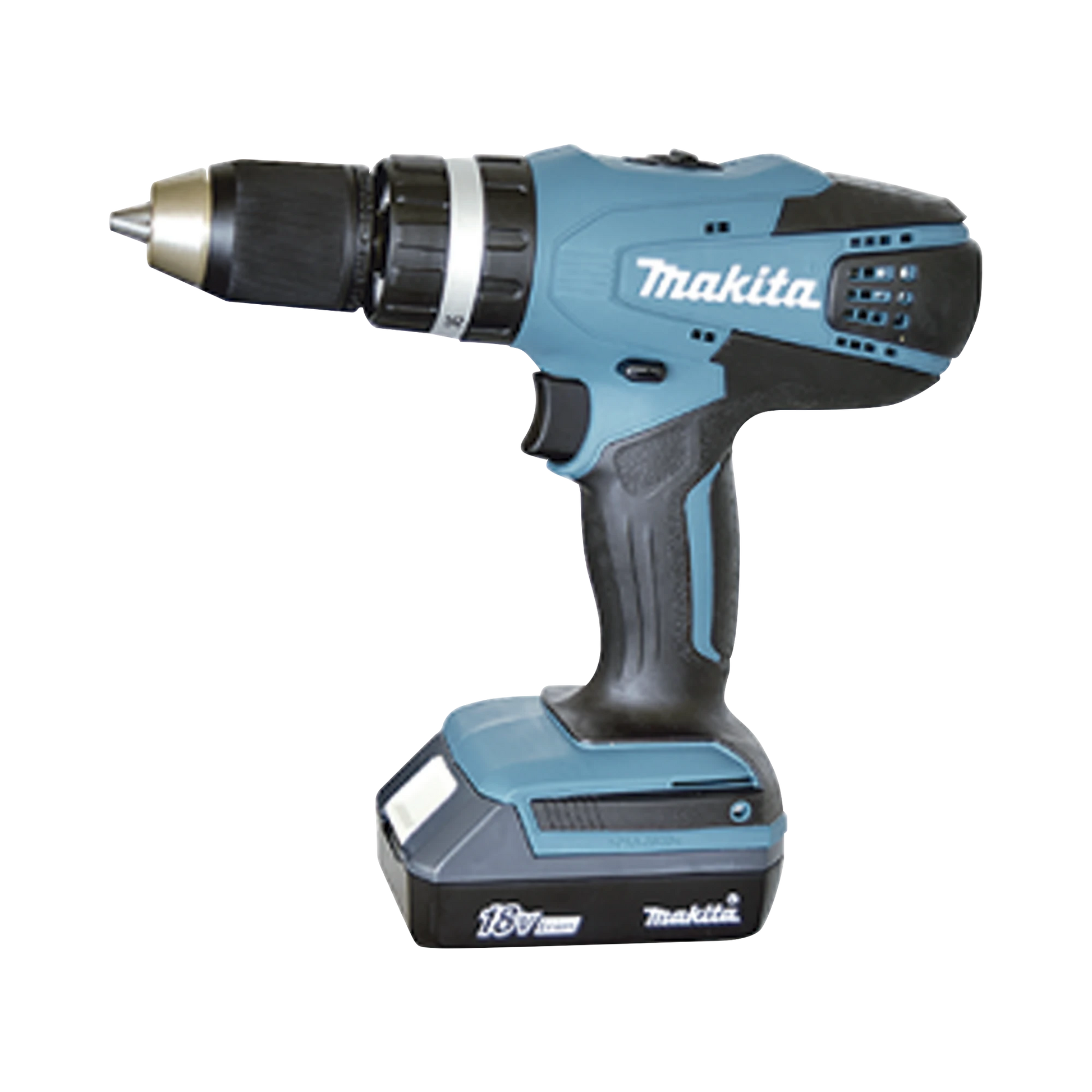 ROTOMARTILLO ATORNILLADOR INALÁMBRICO DE 1/2” DE 18 VOLTS BATERÍAS DE LITIO-ION, JUEGO DE PUNTAS DE ATORNILLAR-Herramientas-MAKITA-Bsai Seguridad & Controles