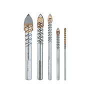 JUEGO DE 5 BROCAS PARA VIDRIO DE 1/8"-3/16"-1/4"-3/8"-1/2"-Herramientas-MAKITA-Bsai Seguridad & Controles