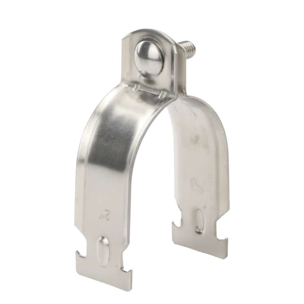 ABRAZADERA DE ACERO INOXIDABLE DE 2 - 1/2" PARA UNICANAL TIPO STRUT-Canalización-SYSCOM TOWERS-Bsai Seguridad & Controles