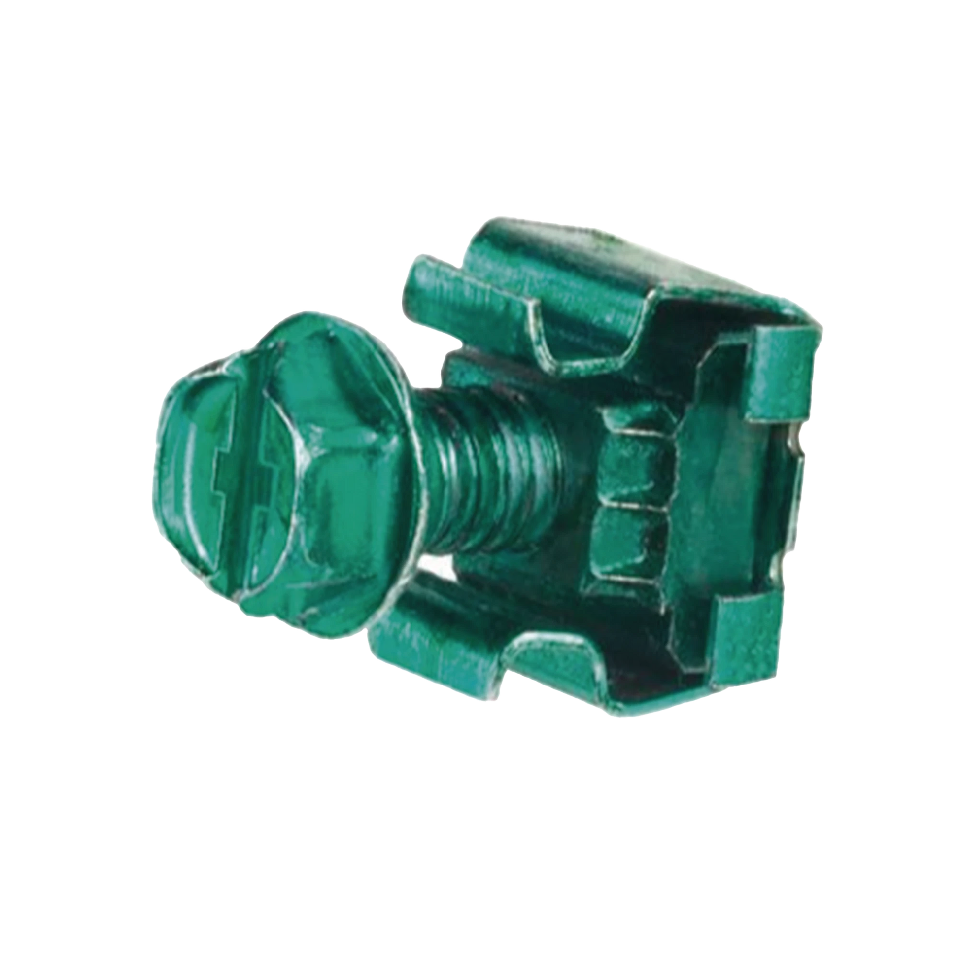 KIT 4 TUERCAS ENJAULADAS NO. 12-24, 4 TORNILLOS ROSCA 1/2" VERDE.-Racks y Gabinetes-PANDUIT-Bsai Seguridad & Controles