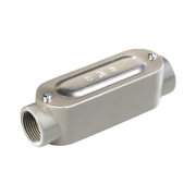 CAJA OVAL ROSCADA TIPO C DE 1 1/2" (38.1 MM) INCLUYE TAPA Y TORNILLOS.-Canalización-RAWELT-Bsai Seguridad & Controles