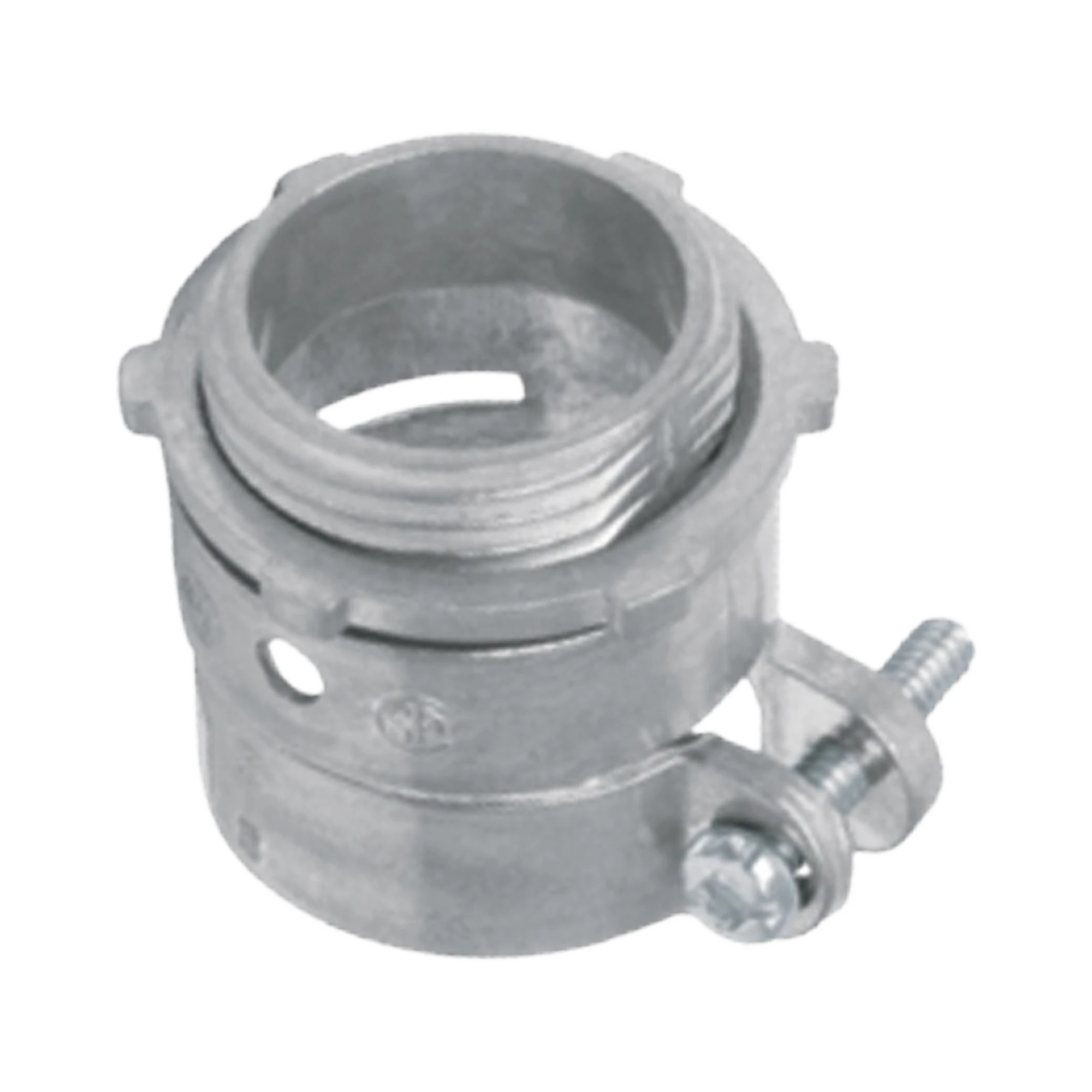CONECTOR RECTO PARA TUBO FLEXIBLE DE 2 1/2" (63 MM).-Canalización-ANCLO-Bsai Seguridad & Controles
