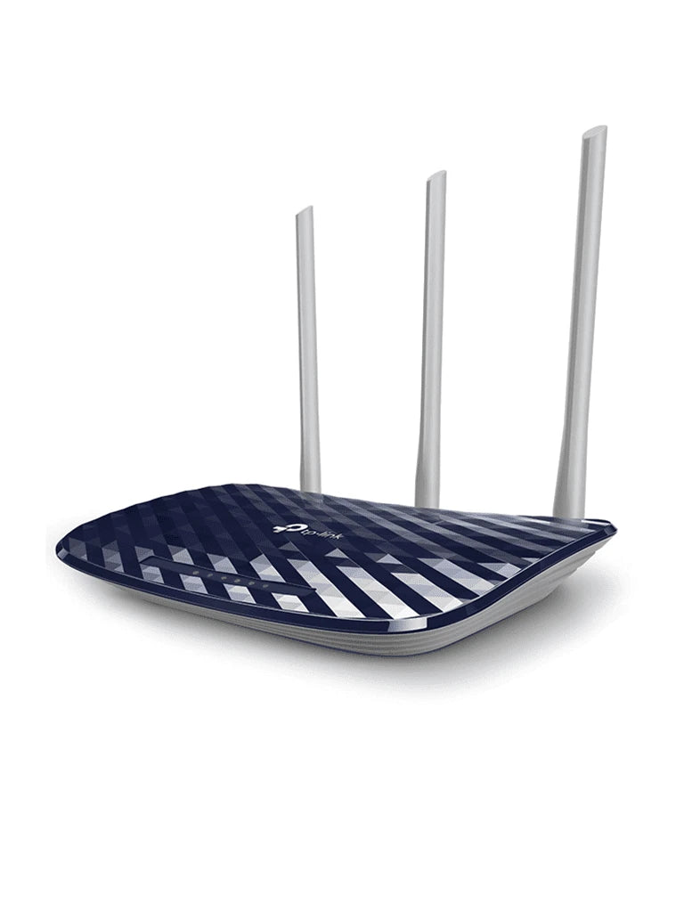TP-LINK ARCHER C20W - RUTEADOR WIFI AC 733MBPS/ 1 PUERTO WAN RJ45 FAST ETHERNET/ 4 PUERTOS LAN RJ45 FAST ETHERNET/ 3 ANTENAS FIJAS-Ruteadores / Firewalls / Balanceadores de carga-TP-LINK-Bsai Seguridad & Controles