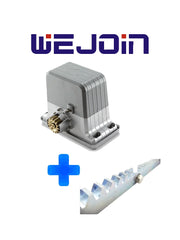 WJPKM202P - Paquete de motor para puerta deslizante soporta hasta 1800 kg / Incluye motor modelo WJPKMP202 / 3 metros de cremallera modelo WJKJCT y accesorios de fijación-Motores Para Portones-WEJOIN-Bsai Seguridad & Controles
