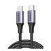 CABLE USB-C A USB-C | 2 METROS | POTENCIA DE CARGA 240W | 48V/5A | PD3.1 /3.0 | 480 MBPS | CHIP E-MARKET | CARCASA DE ALUMINIO | NYLON TRENZADO | 2 AÑOS DE GARANTÍA-PC y Smartphones-UGREEN-Bsai Seguridad & Controles