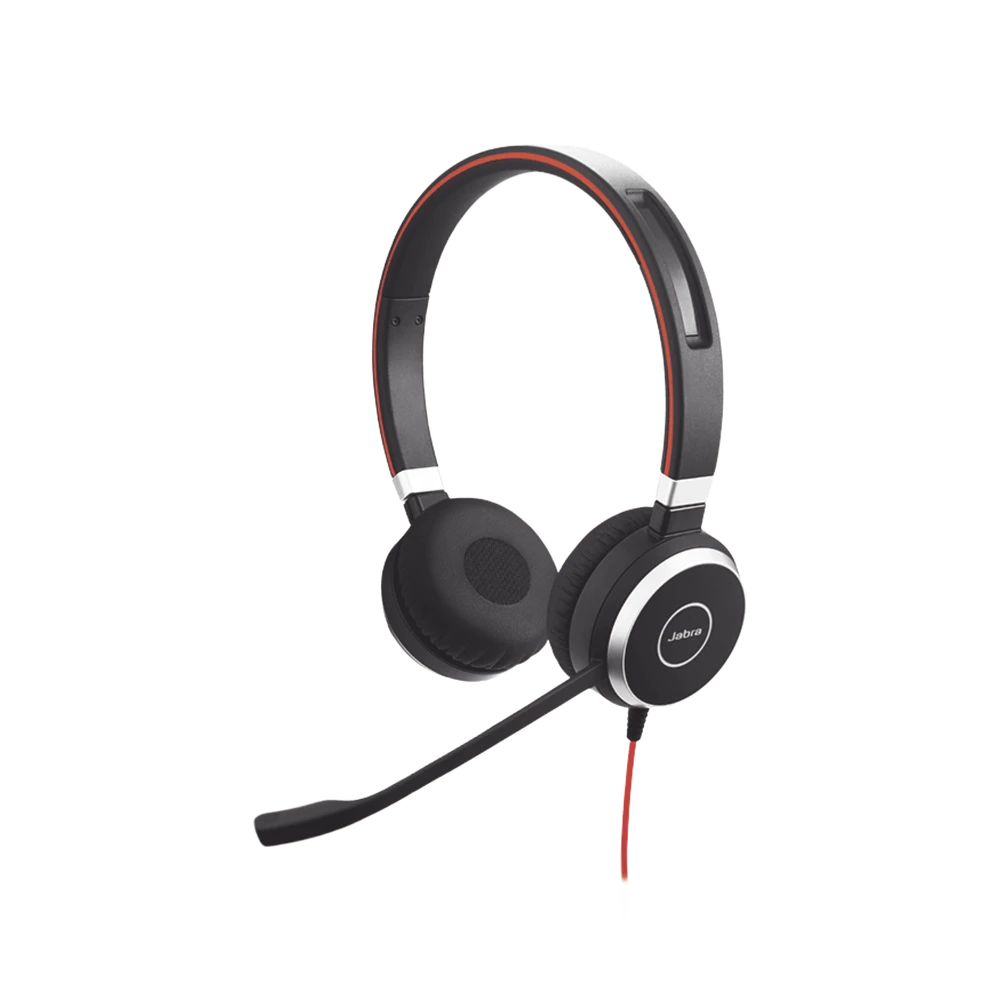 JABRA EVOLVE 40 DUO CON CONEXIÓN USB / 3.5 MM, INDICADOR DE OCUPADO Y CANCELACIÓN DE RUIDO PASIVA (6399-823-109)-VoIP y Telefonía IP-JABRA-Bsai Seguridad & Controles