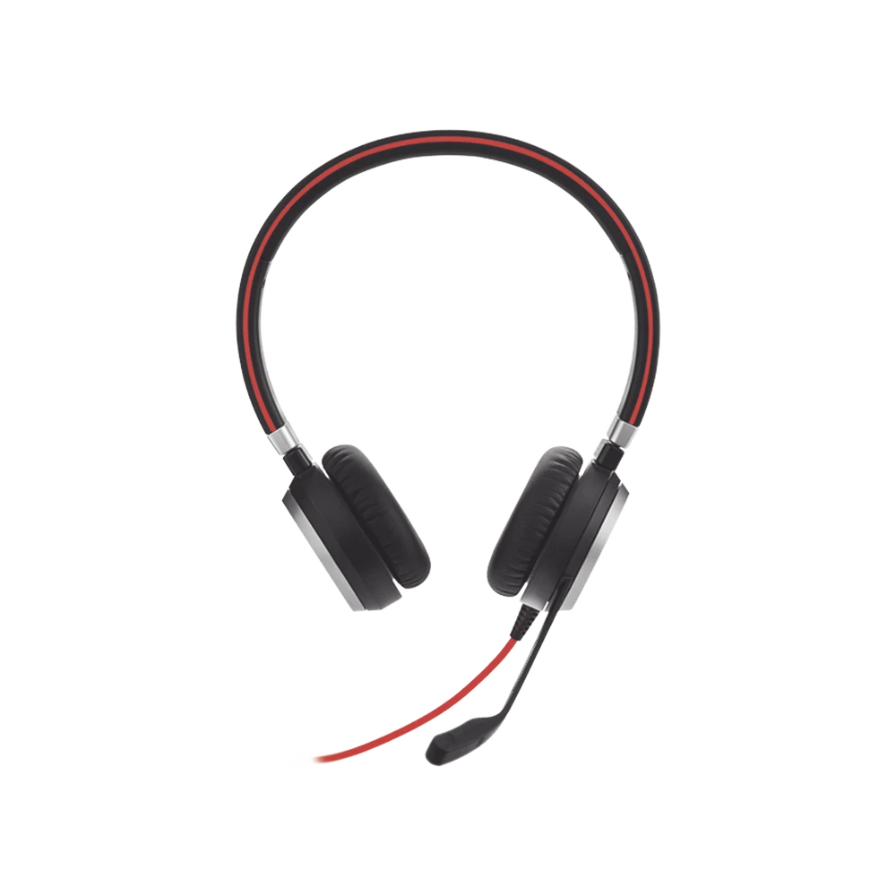JABRA EVOLVE 40 DUO CON CONEXIÓN USB / 3.5 MM, INDICADOR DE OCUPADO Y CANCELACIÓN DE RUIDO PASIVA (6399-823-109)-VoIP y Telefonía IP-JABRA-Bsai Seguridad & Controles