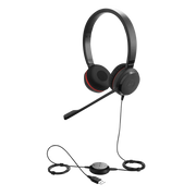 JABRA EVOLVE 30 DUO CON CONEXIÓN USB / 3.5MM, MICRÓFONO CON CANCELACIÓN DE RUIDO Y CONTROLADOR EN EL CABLE CON BOTONES E INDICADORES LED (5399-823-309)-VoIP y Telefonía IP-JABRA-Bsai Seguridad & Controles