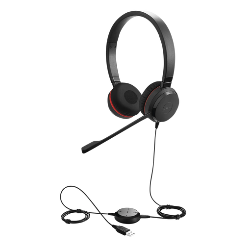 JABRA EVOLVE 30 DUO CON CONEXIÓN USB / 3.5MM, MICRÓFONO CON CANCELACIÓN DE RUIDO Y CONTROLADOR EN EL CABLE CON BOTONES E INDICADORES LED (5399-823-309)-VoIP y Telefonía IP-JABRA-EVOLVE-30-DUO-MS-Bsai Seguridad & Controles