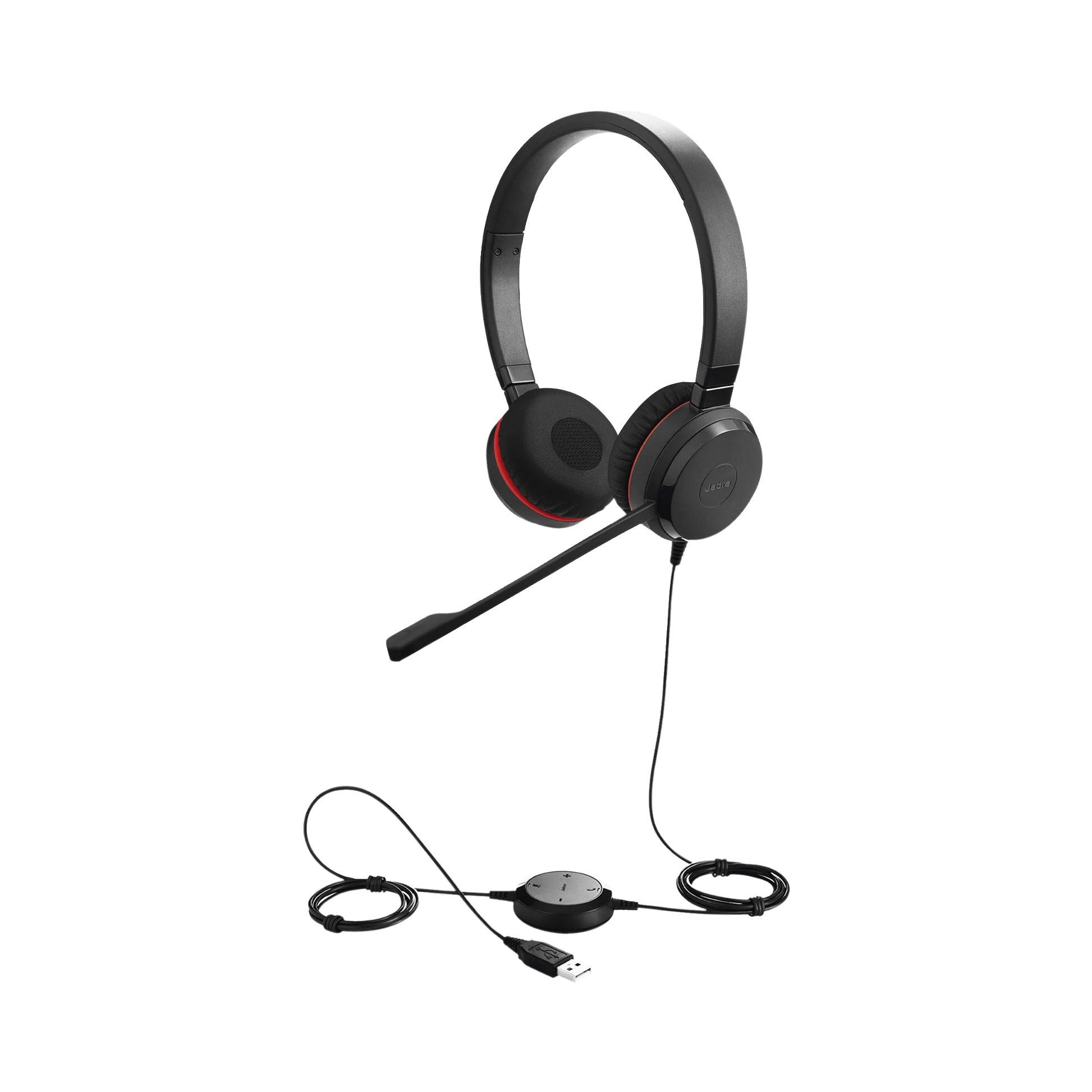 JABRA EVOLVE 30 DUO CON CONEXIÓN USB / 3.5MM, MICRÓFONO CON CANCELACIÓN DE RUIDO Y CONTROLADOR EN EL CABLE CON BOTONES E INDICADORES LED (5399-829-309)-VoIP y Telefonía IP-JABRA-Bsai Seguridad & Controles