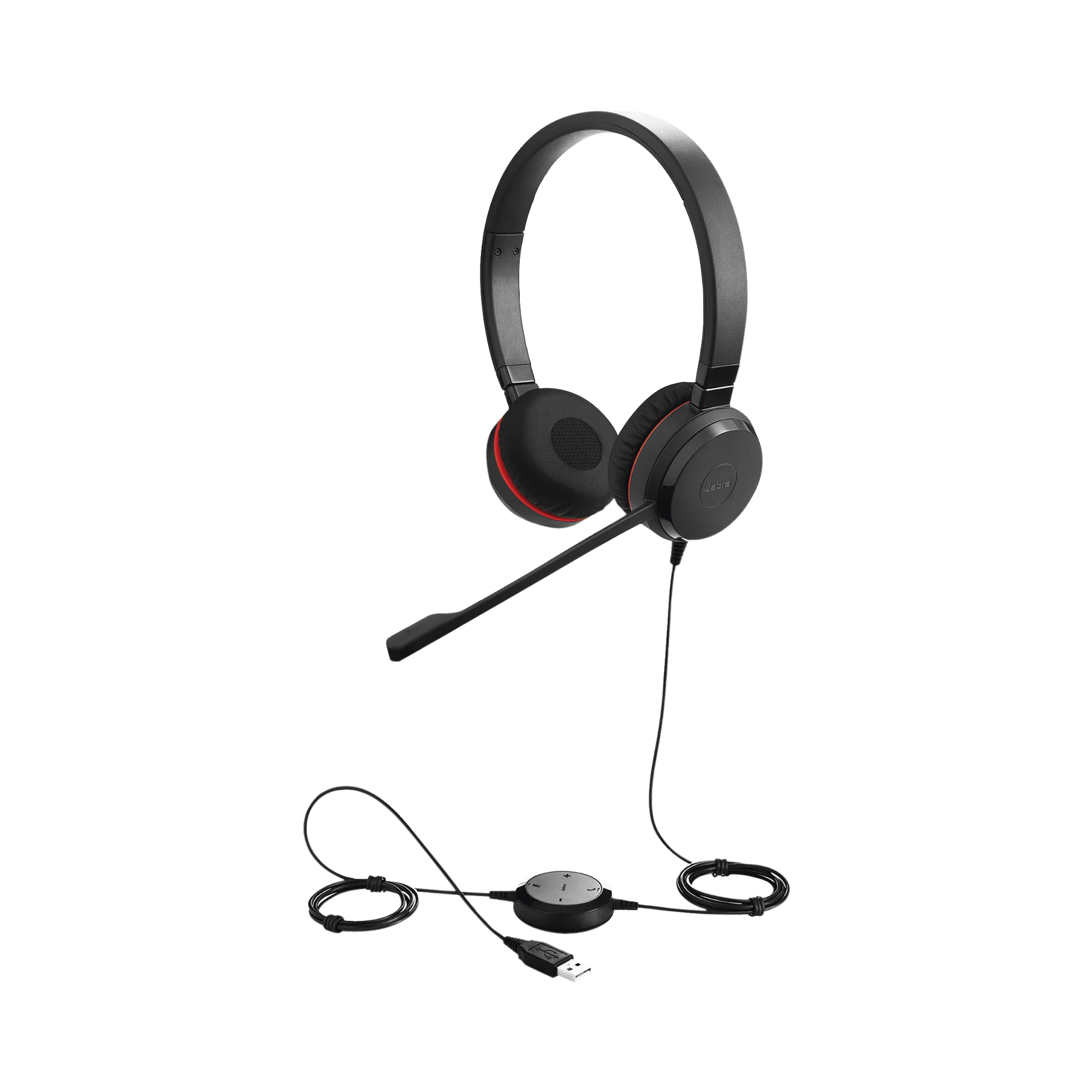 JABRA EVOLVE 30 DUO CON CONEXIÓN USB / 3.5MM, MICRÓFONO CON CANCELACIÓN DE RUIDO Y CONTROLADOR EN EL CABLE CON BOTONES E INDICADORES LED (5399-829-309)-VoIP y Telefonía IP-JABRA-Bsai Seguridad & Controles