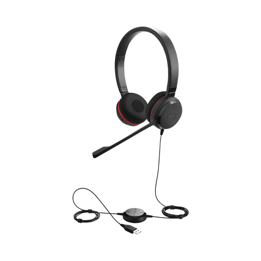 JABRA EVOLVE 30 DUO CON CONEXIÓN USB / 3.5MM, MICRÓFONO CON CANCELACIÓN DE RUIDO Y CONTROLADOR EN EL CABLE CON BOTONES E INDICADORES LED (5399-829-309)-VoIP y Telefonía IP-JABRA-EVOLVE-30-DUO-UC-Bsai Seguridad & Controles