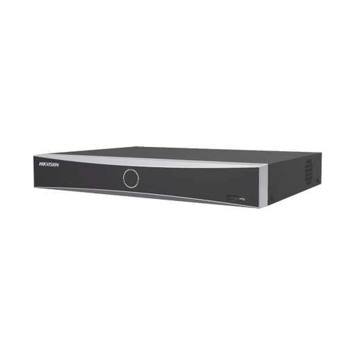 NVR 12 MEGAPÍXEL (4K) / 4 CANALES IP / 4 PUERTOS POE+ / RECONOCIMIENTO FACIAL / ACUSENSE (EVITA FALSAS ALARMAS) / 1 BAHÍAS DE DISCO DURO / HDMI EN 4K / 300 METROS POE MODO EXTENDIDO-Cámaras IP y NVRs-HIKVISION-DS-7604NXI-K1/4P(B)-Bsai Seguridad & Controles