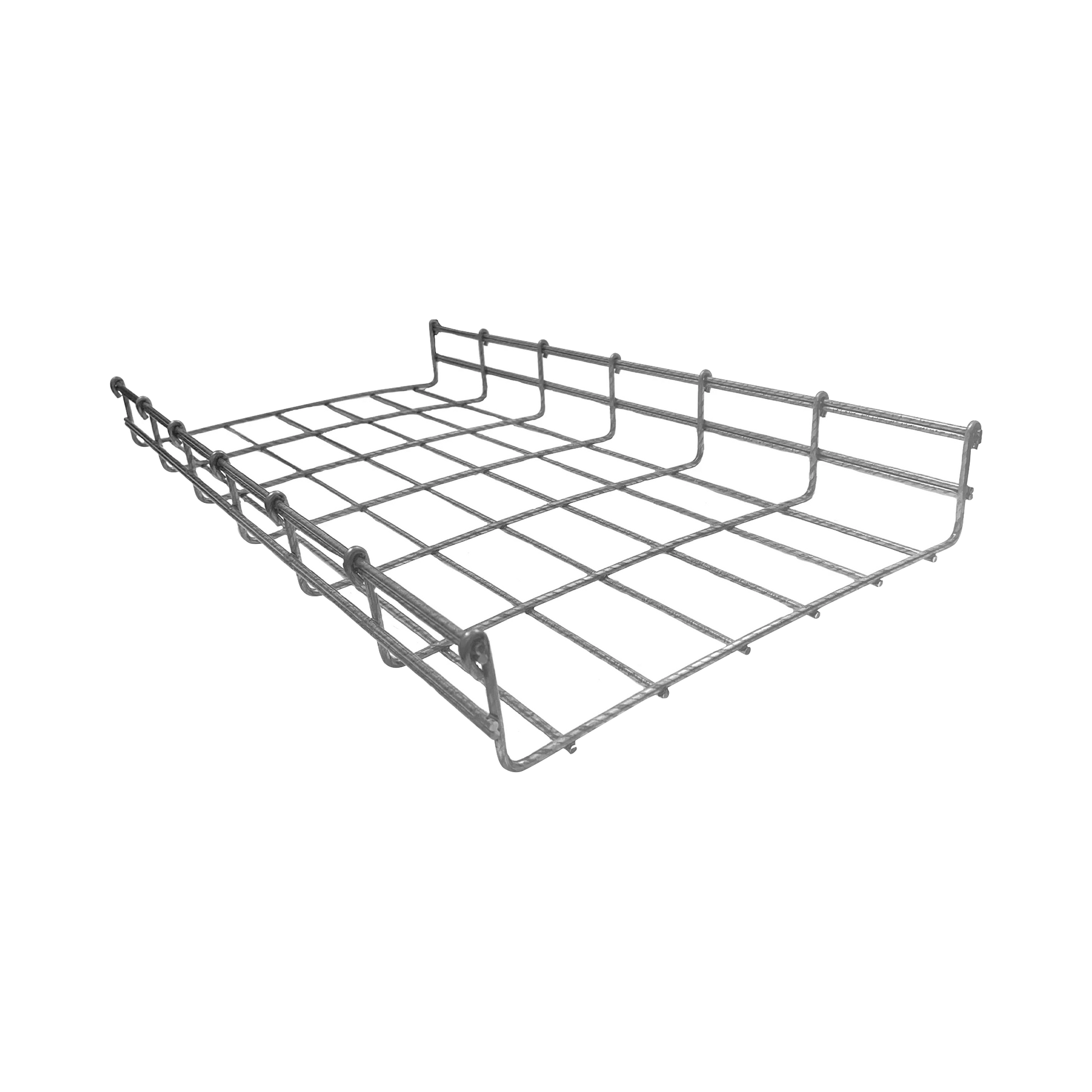 CHAROLA TIPO MALLA 54/300 MM BIMETÁLICA PARA INSTALACIÓN EN EXTERIOR O INTERIOR, EXTREMA RESISTENCIA Y DURABILIDAD. HASTA 258 CABLES CAT6 (TRAMO DE 3 METROS)-Charolas Tipo Malla-CHAROFIL-Bsai Seguridad & Controles