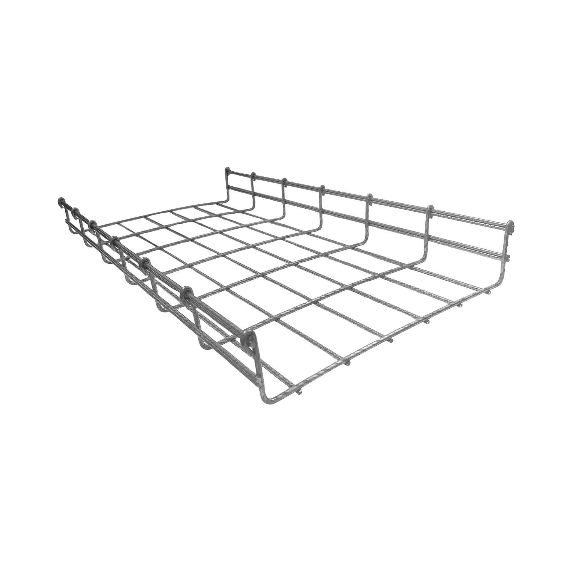 CHAROLA TIPO MALLA 66/300 MM BIMETÁLICA PARA INSTALACIÓN EN EXTERIOR O INTERIOR, EXTREMA RESISTENCIA Y DURABILIDAD. HASTA 315 CABLES CAT6 (TRAMO DE 3 METROS)-Charolas Tipo Malla-CHAROFIL-Bsai Seguridad & Controles