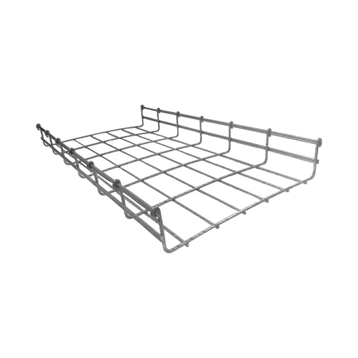 CHAROLA TIPO MALLA 66/300 MM BIMETÁLICA PARA INSTALACIÓN EN EXTERIOR O INTERIOR, EXTREMA RESISTENCIA Y DURABILIDAD. HASTA 315 CABLES CAT6 (TRAMO DE 3 METROS)-Charolas Tipo Malla-CHAROFIL-MG-50-935BM-Bsai Seguridad & Controles