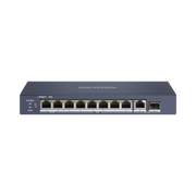 SWITCH POE+ / 6 PUERTOS POE+ / 2 PUERTOS POE++ / BT (90 W) / 1 PUERTO SFP / 1 PUERTO UPLINK GIGABIT / 300 MTS POE LARGA DISTANCIA-Inyectores PoE-HIKVISION-Bsai Seguridad & Controles