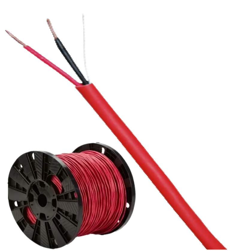 BELDEN 5220UL0021000 - BOBINA DE CABLE PARA SISTEMAS DE DETECCION DE INCENDIO / 2 CONDUCTORES / CALIBRE 16 / SIN BLINDAR / ROJO / 305 METROS-Incendio-BELDEN-Bsai Seguridad & Controles