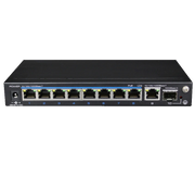 UTEPO UTP3GSW0802TSP120 - SWITCH POE 8 PTOS GE FULL GIGABIT/ 1 PTO UPLINK GE /1 PTO SFP/120W TOTALES/ MODO CCTV/802.3 AF/AT/ 30W POR PTO-Switches POE-UTEPO-Bsai Seguridad & Controles
