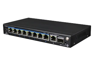 UTEPO UTP3GSW0802TSP120 - SWITCH POE 8 PTOS GE FULL GIGABIT/ 1 PTO UPLINK GE /1 PTO SFP/120W TOTALES/ MODO CCTV/802.3 AF/AT/ 30W POR PTO-Switches POE-UTEPO-Bsai Seguridad & Controles