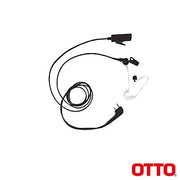 KIT DE MICRÓFONO-AUDÍFONO PROFESIONAL DE 2 CABLES PARA KENWOOD NX-200/300/410/5000, TK-480/2180/3180-Accesorios para KENWOOD-OTTO-Bsai Seguridad & Controles