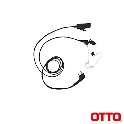 KIT DE MICRÓFONO-AUDÍFONO PROFESIONAL DE 2 CABLES PARA KENWOOD NX-200/300/410/5000, TK-480/2180/3180-Accesorios para KENWOOD-OTTO-Bsai Seguridad & Controles