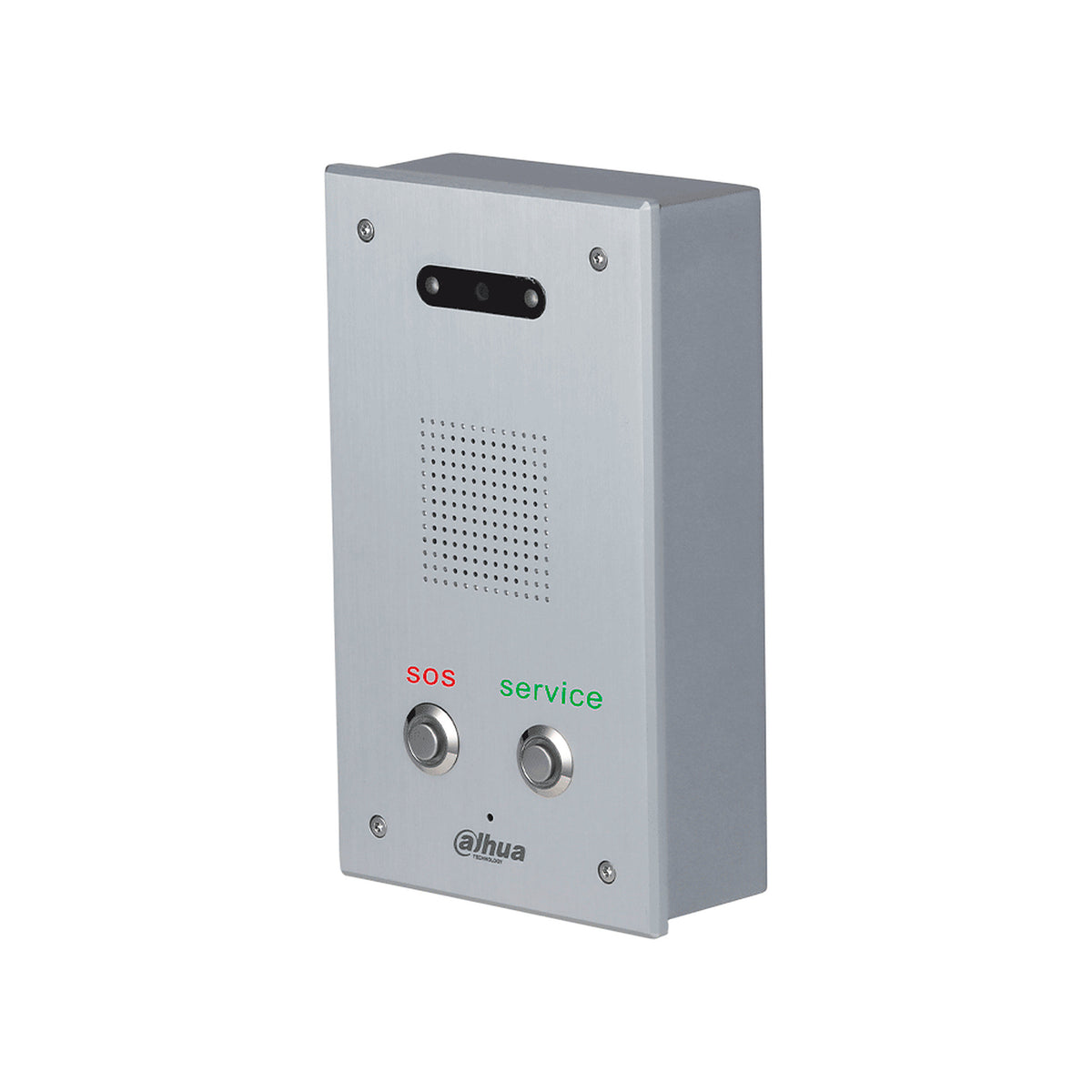DAHUA DHI-VTA2302A - TERMINAL DE AYUDA O INTERCOMUNICADOR /2.7" 2MP CMOS DE ALTA DEFINICIÓN, BAJA ILUMINACIÓN / PANEL DE ALUMINIO ANODIZADO / ILUMINACIÓN AUTOMÁTICA Y VISIÓN NOCTURNA / ALARMA DE UN BOTÓN: LLAMADA DE EMERGENCIA SOS #XCDAHUA [DHT217000