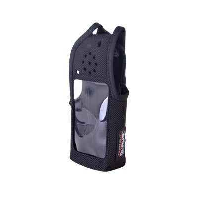 FUNDA DE NYLON, CLIP-CINTO, CAPUCHÓN CON BROCHES PARA BOTONES Y VISOR FRONTAL-DTMF / IC-F3161, IC-F3261/ 3360.-Accesorios para ICOM-BEE ELECTRONICS INC-Bsai Seguridad & Controles