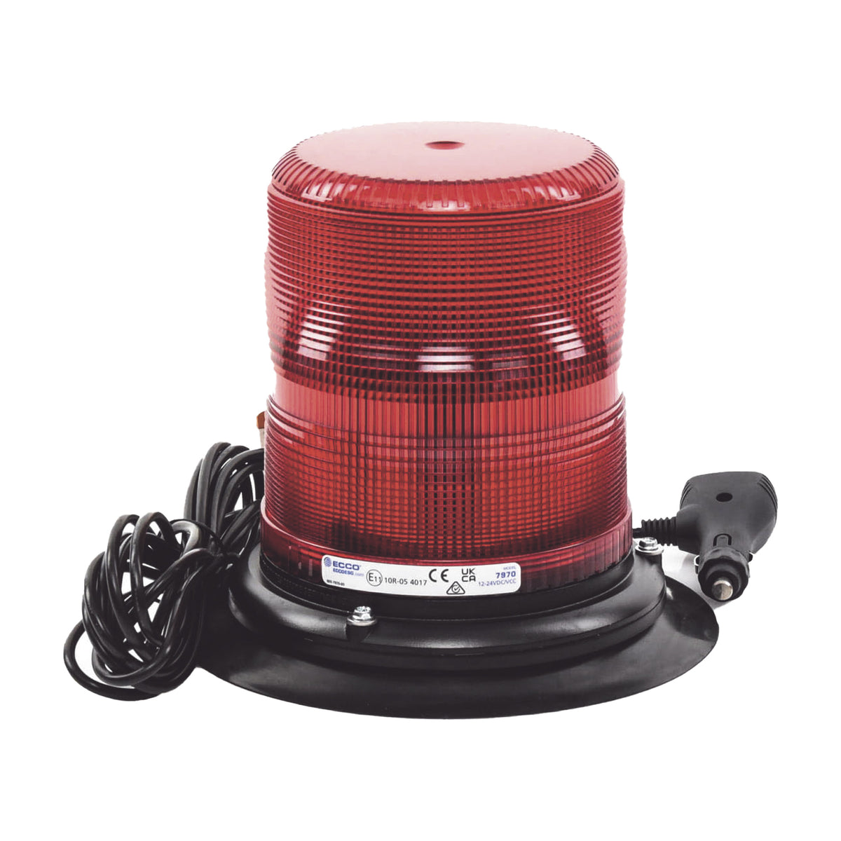 BALIZA LED COLOR ROJO CON MONTAJE MAGNÉTICO DE SUCCIÓN DE 7 DE ALTURA [X-7970R-VM]