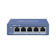 SWITCH GIGABIT POE+ / NO ADMINISTRABLE / 4 PUERTOS 10/100/1000 MBPS POE+ (HASTA 300 M) + 1 PUERTO 10/100/1000 MBPS UPLINK / 35 W-Inyectores PoE-HIKVISION-Bsai Seguridad & Controles