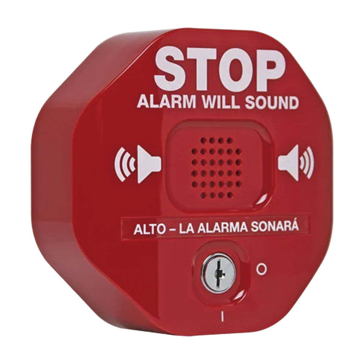 ALARMA DE PUERTA / SIRENA 95/105 DB / ALIMENTACIÓN DUAL 9V/12-24 VCD / TEMPORIZADOR 30S-3MIN-CONTINUO / CONTACTO MAGNÉTICO / POLICARBONATO [STI-6400]