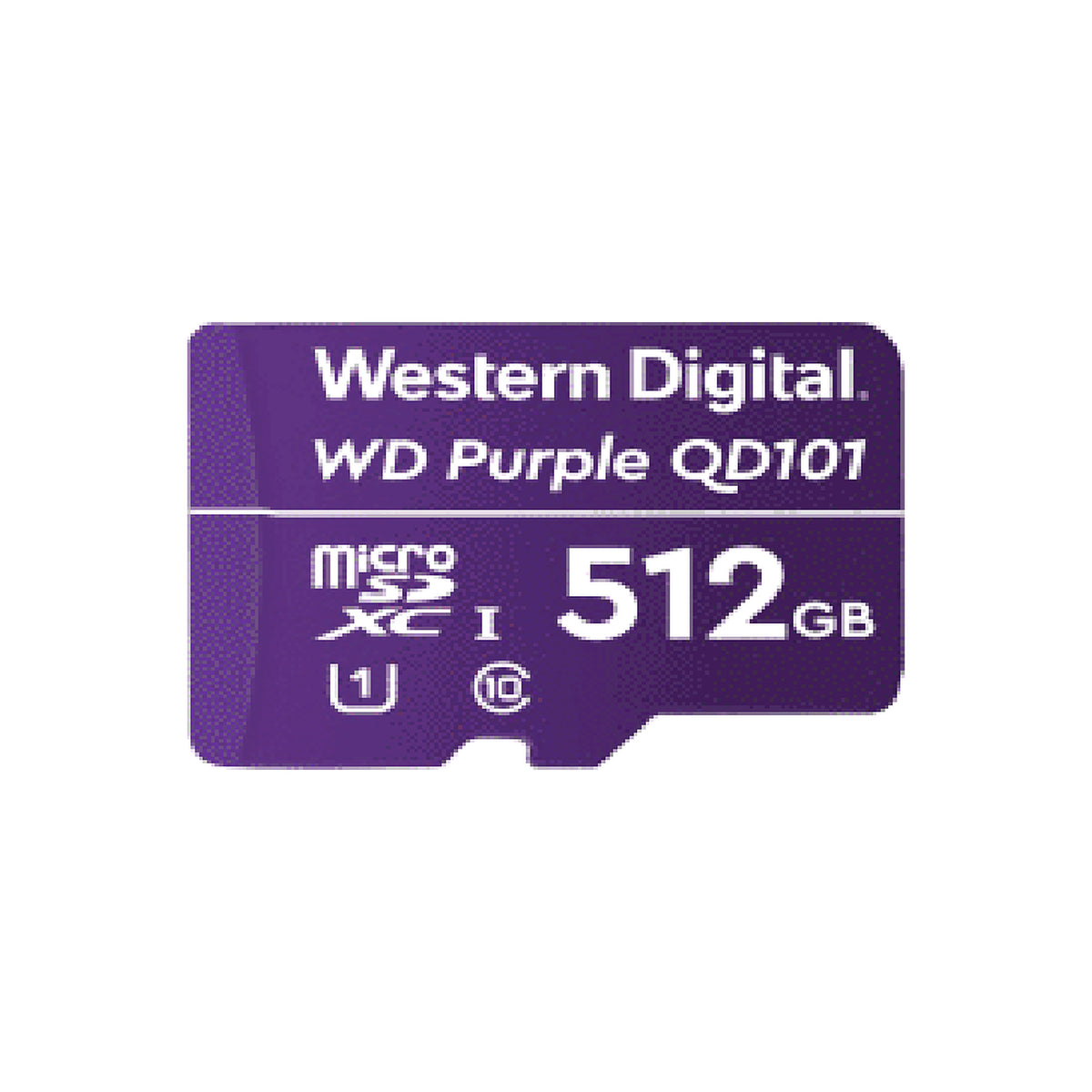 WESTERN DIGITAL WDD512G1P0C - MICRO SD 512 GB / PURPLE SCQD101 / PARA VIDEOVIGILANCIA / 24-7 / ALTO RENDIMIENTO [WDC1490016]