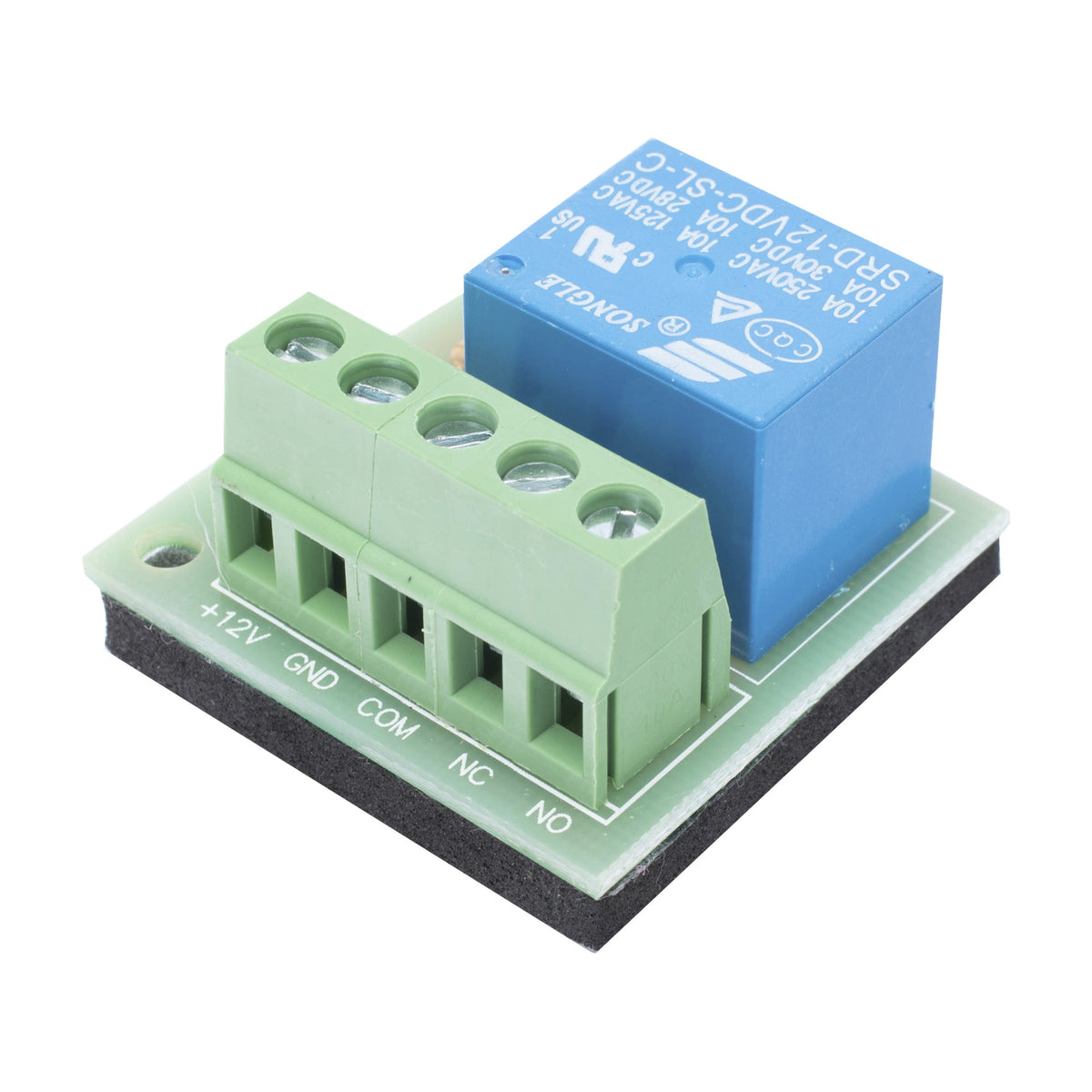 MÓDULO DE RELÉ PARA CONTROL DE ACCESO / SALIDA NO/NC/COM / 3A A 125 VCA / 12 VCC / -20°C A 70°C / INTERBLOQUEO DE PUERTAS [PRORELAY]
