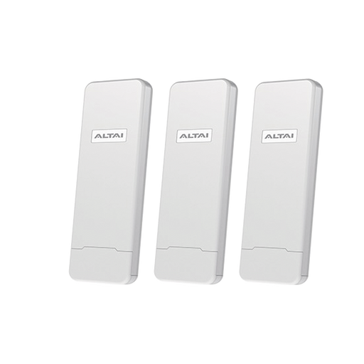 PAQUETE DE 3 PUNTOS DE ACCESO C1N SUPER WI-FI EN 2.4 GHZ , CON ANTENAS INTEGRADAS SECTORIAL DE 70°, ALTA SENSIBILIDAD, HASTA 300 M A UN SMARTPHONE, ANTENA DE 10 DBI, SOPORTA FICHAS-VOUCHERS-Redes WiFi-ALTAI TECHNOLOGIES-3-PACK-C1N-Bsai Seguridad & Controles