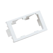 INSERTO PLANO DE 1/3, ESPACIO PARA DOS MÓDULOS MINI-COM®, COLOR BLANCO MATE-Faceplates-PANDUIT-Bsai Seguridad & Controles