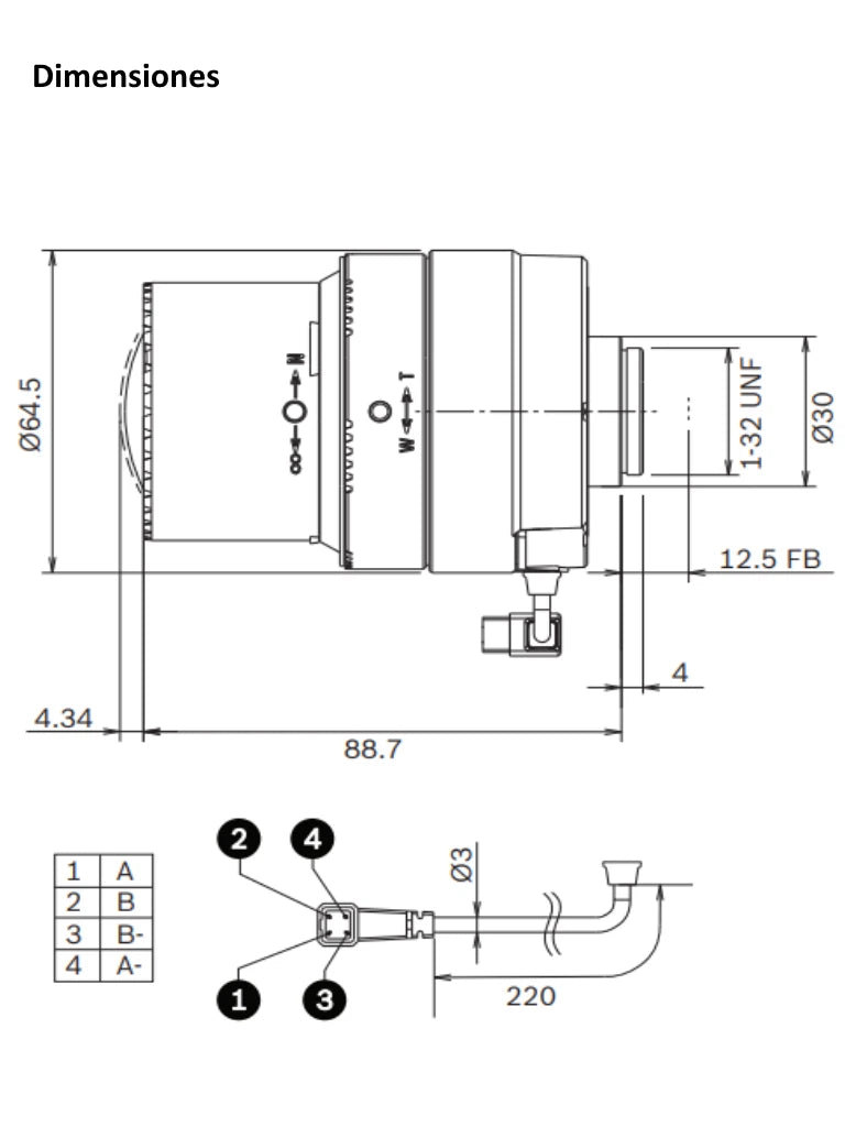 BOSCH V_LVF8008CP0413- LENTE VARIFOCAL/ MONTAJE CS/ 12MP/ 4 A 13MM-Lentes-BOSCH-Bsai Seguridad & Controles