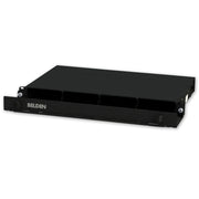 CHAROLA FIBRA OPTICA BELDEN AX105563 ALTA DENSIDAD P/4 ADAPTADORES VACIA NEGRO-Fibra &Oacute;ptica-BELDEN-Bsai Seguridad & Controles