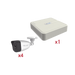 KIT IP 1080P / NVR DE 4 CANALES / 4 CÁMARAS IP BALA-Kits Cámaras de Seguridad-HiLook by HIKVISION-KIP2MP/4B-Bsai Seguridad & Controles