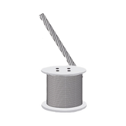 CABLE RETENIDA 7 HILOS (RETAZO 10 METROS), RESISTENCIA 2154 KG. DIÁMETRO 1/4-Torres y Mástiles-CAMESA-Bsai Seguridad & Controles