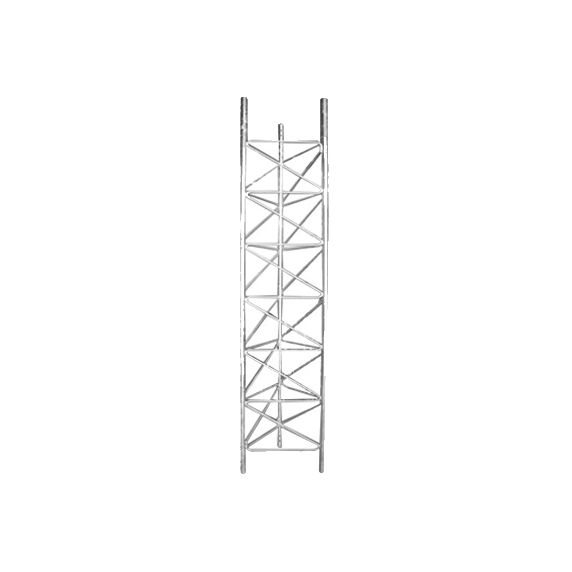 TRAMO DE TORRE DE 3 M X 60 CM DE ANCHO (TUBO 1 1/4 CED. 40), GALVANIZADO POR INMERSIÓN EN CALIENTE, HASTA 99 M DE ELEVACIÓN.-Torres y Mástiles-SYSCOM TOWERS-Bsai Seguridad & Controles
